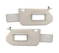 Visera Parasol Coche Lado Izquierdo Derecho con Lámpara para Nissan para Pathfinder R52 para Infiniti QX60 2014-2017 para Pathfinder 2013-2018(Beige Left and Right)