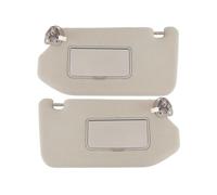 Visera Parasol Coche Lado Izquierdo Derecho Lado Conductor para Nissan para Pathfinder 2013-2018 para Infiniti QX60 2014-2017 JX35 2013 Gris Beige(A Pair of Beige)