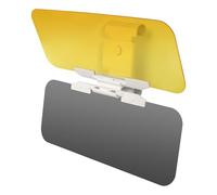 Visera Parasol Coche Universal 2 en 1 Anti Glare Coche Sol Visera Anti-UV Ajustable Visera Solar Coche HD Visera Antideslumbrante para el Coche Camion