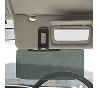 Visera Parasol Coches, Visera Antideslumbrante para Automóvil 2 En 1, Extensor De Visera para Automóvil, Visera Solar Antideslumbrante para Automóvil, Visera Solar Anti-UV, Extensor De Visera Solar