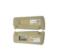Visera Parasol Compatible con Espejo Maquillaje 7431060C40A3 7432060D40B0 para Toyota para Land para Cruiser para Prado KDJ155/KDJ150 2010-2023(Beige)