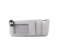 Visera Parasol Gris para Toyota para Camry 2007-2011 Conductor a la Izquierda acompañante a la Derecha con luz en el Espejo 74320-06800-B0 74310-06770-B0(Driver Side Left)