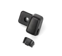 Visera Parasol Interior Coche para Mini R50 R55 R56 R60 2007-2014 2PCS Parasol Lateral Techo para Coche Clip Fijación Hebilla Gancho Soporte 51169812838(2pc Black)