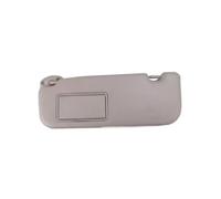 Visera Parasol para Coche, Color Beige/Gris, Izquierda/Derecha, con Espejo de cortesía y Clip para Parabrisas Delantero. Compatible con Toyota Vios FS y Yaris L Visera Parasol (Gris Izquierda).