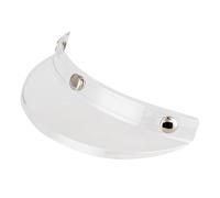 Visera parasol para motocicleta, visera parasol para cascos con diseño de tres clips: cascos de estilo vintage, visión clara, sencilla