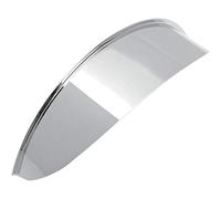 Visera Plain Cromada Visor Peak Motorcycle Headlight 7" Large Faro Central Delantero