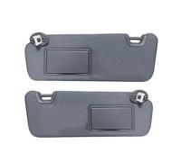 Visera Solar Izquierda Derecha Conductor Pasajero Beige para Toyota para Highlander 2014 2015 2016 2017 2018 2019 Viseras Interiores Coche(Grey Left and Right)