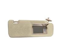 Visera Solar Izquierda Derecha Conductor Pasajero Beige para Toyota para Highlander 2014 2015 2016 2017 2018 2019 Viseras Interiores Coche(Beige Right)