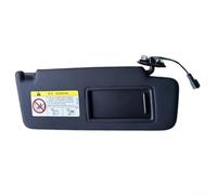 Visera solar para coche con espejo de maquillaje, para Golf MK7 2014-2017, para Passat B8, Jetta MK7 T-Cross T-Roc E-Golf, vidrio de plástico negro OEM 5GG857551 5GG857552 (derecha)