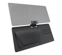 Visera solar - PC de cuero artificial | Extensor de visera de coche, placa de extensión para viseras solares de coche, protector multifuncional antirreflejos para conducir, viajes y uso diario