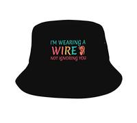Visera Sombrero De Sol De Playa Llevo Un Cable Sin Ignorarte Conciencia De La Sordera Gorra De Playa Unisex Verano Sombrero para Viaje Senderismo Cámping