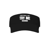 Visera Sombrero para El Sol No Me Provoques Gorra Deportiva con Visera Casual Hip Hop Sombrero De Playa, para Cámping, Exterior, Senderismo, Deporte, 52-63cm