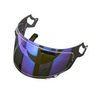 Visera tintada, visera con lente de espejo, visera de repuesto, visera de cara completa, alta flexibilidad, 2 lentes de visera a presión,reemplazo visera