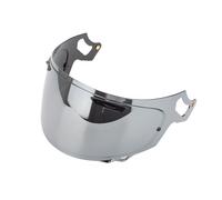 Visera tintada, visera con lente de espejo, visera de repuesto, visera de cara completa, alta flexibilidad, 2 lentes de visera a presión,reemplazo visera