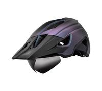 Viseras a presión para bicicleta, casco de bicicleta, recargable por USB, iluminación LED, diseño ligero para viajeros, casco ligero con LED
