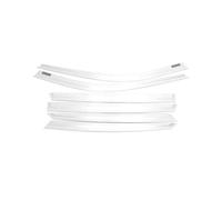 Viseras Acrílicas Protectores De Lluvia para Puertas De para Ford Edge L 2023 Material De PC Protección Estética(Aluminum Alloy Silver 6)