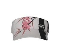 Viseras Árbol De Cerezo En Flor Zen Visor Cap Transpirable Visor Gorras Ajustable Gorra con Visera para Golf Sport Running