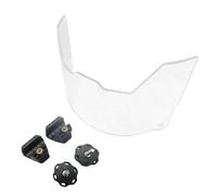 Viseras de casco de fútbol resistentes a los impactos, visera de visión amplia, protector ocular transparente resistente al fútbol