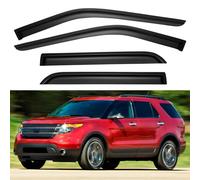 Viseras de ventana, protectores de lluvia para Ford Explorer 2011-2019, deflectores de viento de ventana para Explorer 11-19