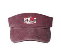 Viseras ¡Hagamos Que Las Carreras Callejeras Vuelvan A Ser Grandiosas! Visor Cap Transpirable Sombrero De Sol Anti UV Gorra De Béisbol para Beisbol Running Tenis