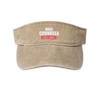 Viseras Hagan Pan De Maíz, No La Guerra. Gorra De Béisbol Unisex Visor Cap Ajustable Gorra con Visera para Tenis Running Beisbol
