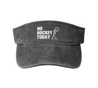Viseras Hoy No Hay Hockey. Visor Cap Verano Visor Gorras Unisex Gorra De Béisbol para Tenis Running Beisbol