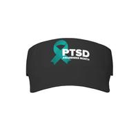 Viseras Junio Es El Mes De Concientización sobre El Trastorno De Estrés Postraumático (Tept). Gorra con Visera Verano Sombrero De Sol Transpirable Visor Cap para Beisbol Running Tenis