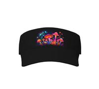 Viseras Magia De Setas Alucinógenas Gorra De Golf Protección UV Gorra De Béisbol Ajustable Visor Cap para Adulto Ciclismo Running