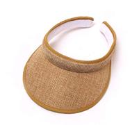 Viseras para Mujer Sombrero Mujer Verano Transpirable Ajustable Visera Deportiva para Running Casual Sun Hat UPF 50+ Viseras para Playa y Vacaciones (Dark Khaki, One Size)