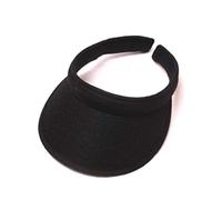 Viseras para Mujer Sombrero Mujer Verano Transpirable Ajustable Visera Deportiva para Running Casual Sun Hat UPF 50+ Viseras para Playa y Vacaciones (Black, One Size)