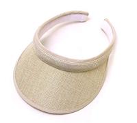 Viseras para Mujer Sombrero Mujer Verano Transpirable Ajustable Visera Deportiva para Running Casual Sun Hat UPF 50+ Viseras para Playa y Vacaciones (Beige, One Size)