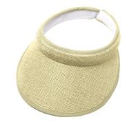 Viseras para Mujer Sombrero Mujer Verano Transpirable Ajustable Visera Deportiva para Running Casual Sun Hat UPF 50+ Viseras para Playa y Vacaciones (Khaki, One Size)