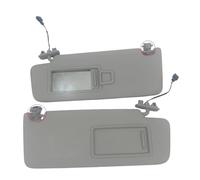 Viseras parasol Para Golf 7 8 Para Passat Para T-Roc Para ID.6 Para Tacqua 2013-2025 Panel De Visera Delantera Para Coche Lado Del Conductor Pasajero(Gray 1 Pair)
