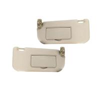 Viseras Parasol Para KIA Para Sportage Para KM 2004-2009 Parasol Izquierdo/derecho Con Espejo(1Pair Beige)