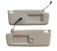 Viseras parasol Para VW Para Golf 5 Para 6 Para Passat B6 B7 2003-2014 Panel De Visera Frontal Negro Gris Con Espejo Maquillaje(1 Pair Light Grey)