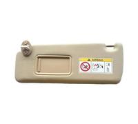 Viseras Parasol Visera Interior 1 Pieza para Land para Cruiser para Prado para KDJ155 para KDJ150 2009-2023 Visera Solar Beige Lado Izquierdo Derecho(Beige Left)