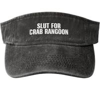 Viseras Puta por El Cangrejo Rangoon Visor Cap Protección UV Gorra De Béisbol Transpirable Gorras para Verano Running Ciclismo