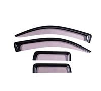 Viseras Ventana Protector Lluvia para Ford para Raptor 2009-2014 Cubierta Lluvia Ventana Deflector Toldo Protector Ventilación Cubierta Sombra Ventanillas Laterales(2 and a Half)