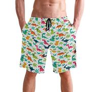 visesunny Traje de baño de verano para hombre, de secado rápido, para vacaciones, playa, pantalones cortos casuales