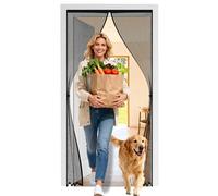 ViShawtek Mosquitera Puerta Magnetica 80x200, Cortina Mosquitera Puerta Exterior, Rede Mosquito Porta MagnéTica, Mosquito Net, Fly Screens For Doors