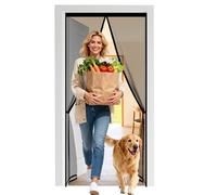 ViShawtek Mosquitera Puerta Magnetica 90x210, Cortina Mosquitera Puerta Exterior, Rede Mosquito Porta MagnéTica, Mosquito Net, Fly Screens For Doors