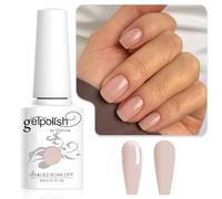 Vishine 8ml Esmalte Semipermanente Transparente Color Piel, Jelly Nude Esmalte Gel Natural French Manicure Nail Art UV LED Soak-Off Gel
