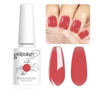 Vishine 8ml Gel Nail Polish Jelly Cherry Red Gel Polish Sheer Neutral Color Jelly Gel Nail Polish Natural Translucent Soak Off UV Gel Nail Art Manicure L151