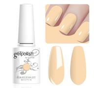 Vishine 8ml Pastel Gel Nail Polish Macaroon LightYellow Gel Polish Soft Bright Colors Long-Lasting Soak Off Nail Art Manicure Salon at Home, L183