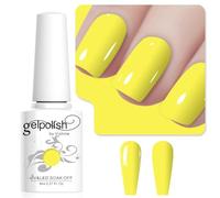 Vishine - Esmalte de uñas de gel semipermanente, color amarillo neón, para manicura y bricolaje, L226