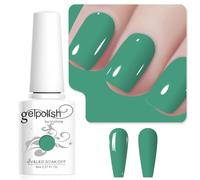 Vishine Esmalte de Uñas en Gel Verde Salvia, 8ml - Pulido de Alto Brillo, Manicura Francesa UV, Salón DIY L237