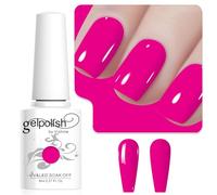 Vishine Gel Nail Polish Rosa Claro, 8ml Gel Polish Rosa Claro, Brillo Alto, Quita con Agua, Uv, Gel Nail, Manicura Francesa, Salón, DIY L256