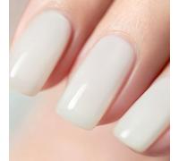 Vishine Gel Semi-Permanente Blanco Lechoso, Esmalte de Uñas French White Milky Natural, Nail Art UV LED Soak Off Manicure 15ml