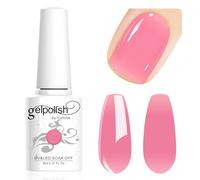 Vishine Neutral Gel Nail Polish 8ml Bright Pink Color Jelly, Natural Translucent Soak Off U V LED Nail Lamp Translucent Nail Art Gel L123