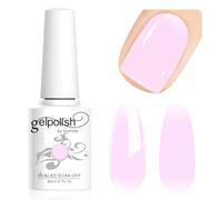 Vishine Neutral Gel Nail Polish 8ml Sheer Crystal Nude Pink Color Jelly, Natural Translucent Soak Off U V LED Nail Lamp Translucent Nail Art Gel L109